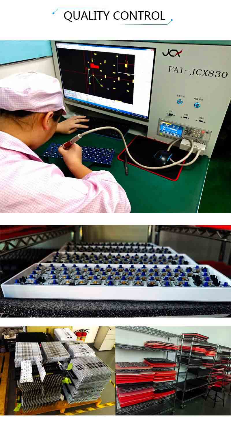 Custom circuit board design service 60l 61key type c smd pcba hot swappable rgb 60% diy 60 percent rgb mechanical keyboard pcb