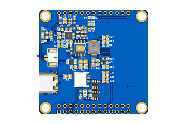 10-lagers PCB med genomgående hål