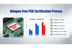 Processo completo para certificação de PCB sem halogéneo