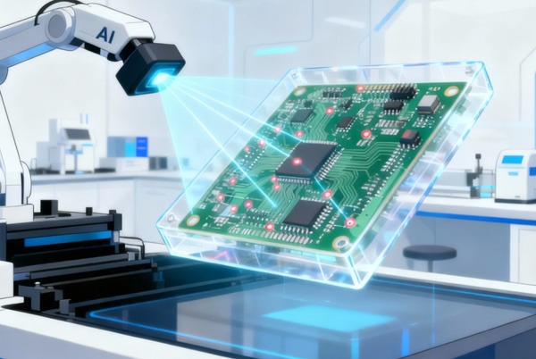 KI und Leiterplatte