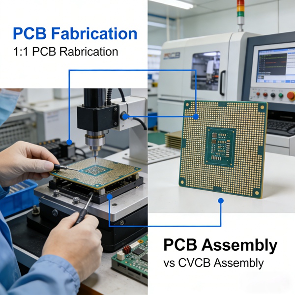 PCB fabrication and PCB assembly