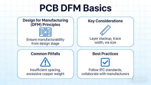 PCB DFM Basics: Design for Manufacturing Guidelines for Reliable PCB Production
