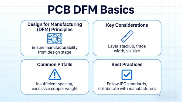 PCB DFM perusteet