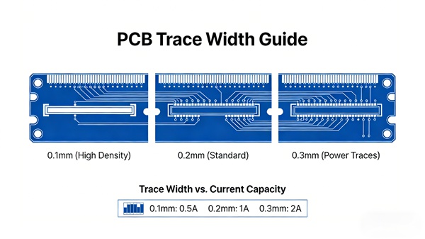 Largeur de la trace du PCB