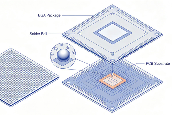 BGA-teknologi (Ball Grid Array)