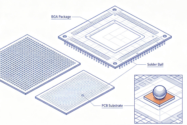 BGA-teknologi (Ball Grid Array)
