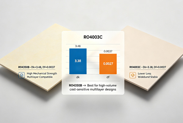 Rogers 4350B and Rogers 4003C Compared
