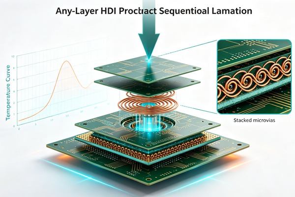 HDI PCB Sequential Lamination