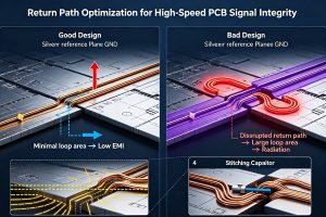 Return Path Optimization: Designing Solid Reference Planes for High-Frequency Signal Integrity